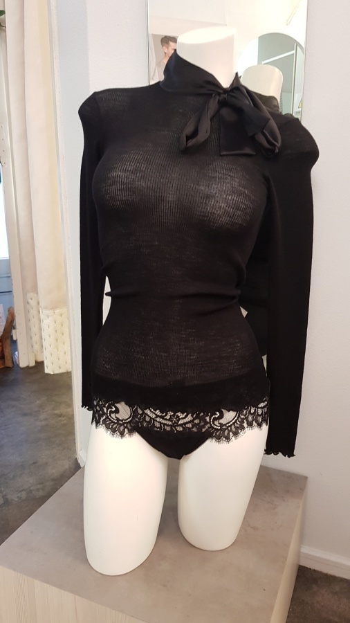 Tricots Laine Et Soie  - Tricot Ghiro Laine Et Soie Taille S 